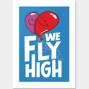 Hearts. We fly high Posters and Art